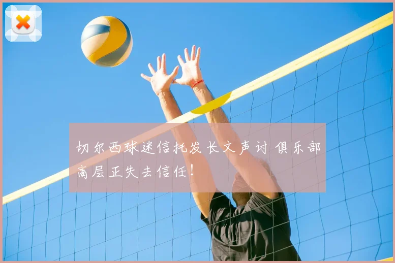 切尔西球迷信托发长文声讨 俱乐部高层正失去信任!